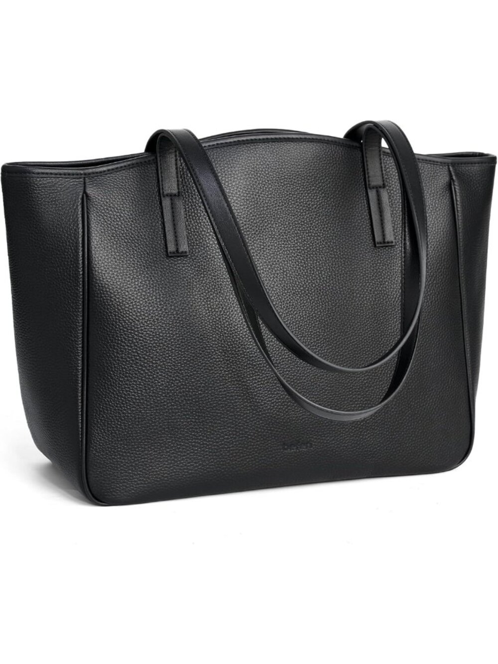 Stylish Genuine Leather Tote Bag for Women - Zipper Handbag & Luggage Sleeve